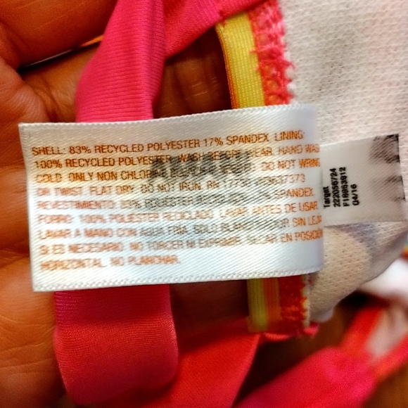 Cat & Jack Girls Size XL Speedo Swimsuit Swim One Piece Youth Multicolor Strip - Picture 13 of 14